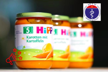 Bộ Y tế thông báo khẩn cấp thu hồi hũ ăn dặm HiPP nghi chứa thuốc diệt chuột