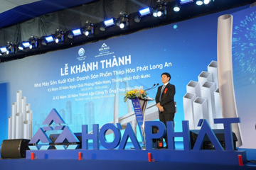 Hòa Phát (HPG) khánh thành nhà máy ống thép hơn 2.000 tỷ đồng, nâng tổng công suất lên 1,2 triệu tấn/năm