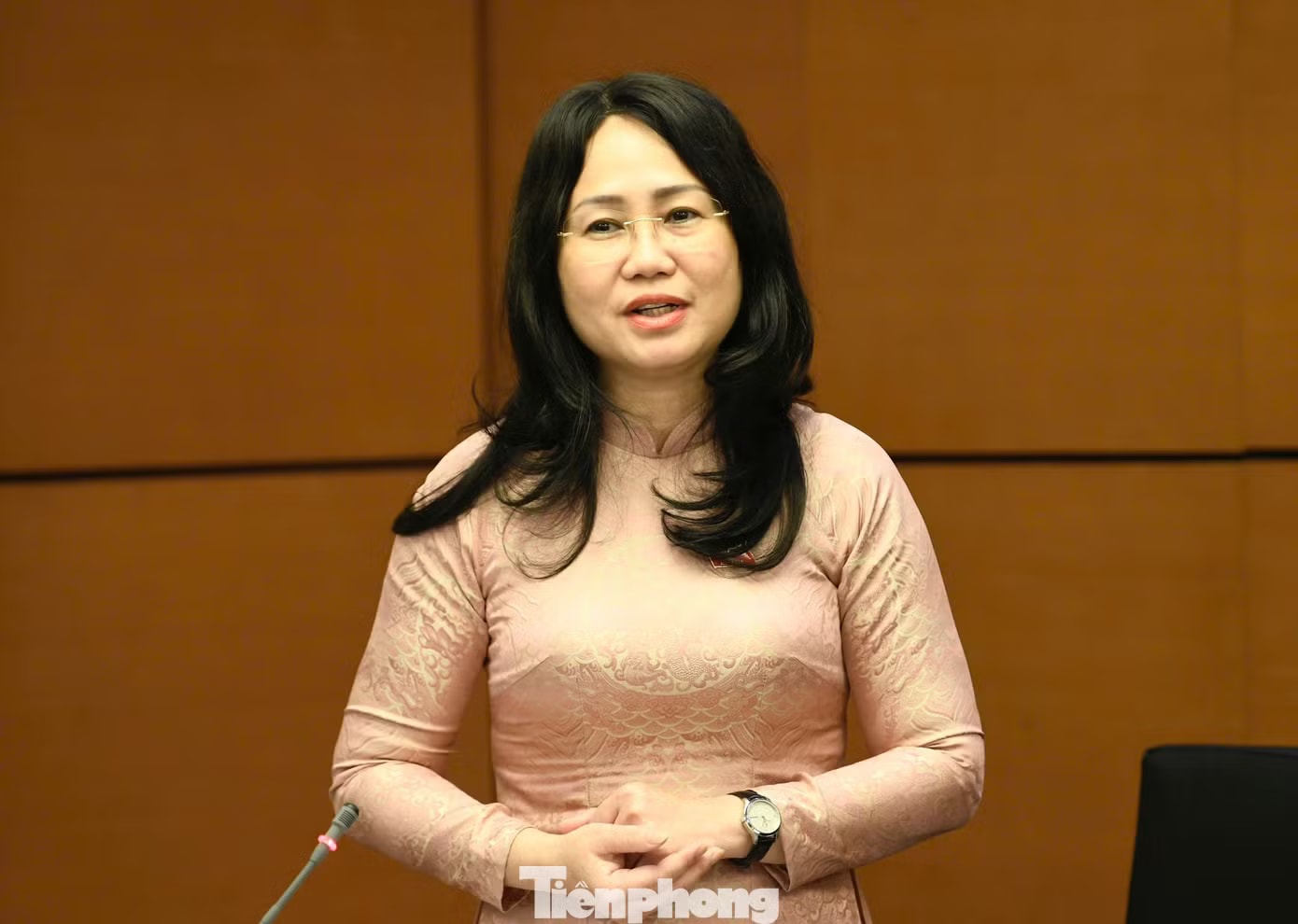 Bộ trưởng Bộ VHTT&DL Lâm Thị Phương Thanh. Ảnh: Như Ý Đại biểu Quốc hội đề nghị đưa ngày nghỉ 24/11 vào Luật Lao động - Ảnh 3.