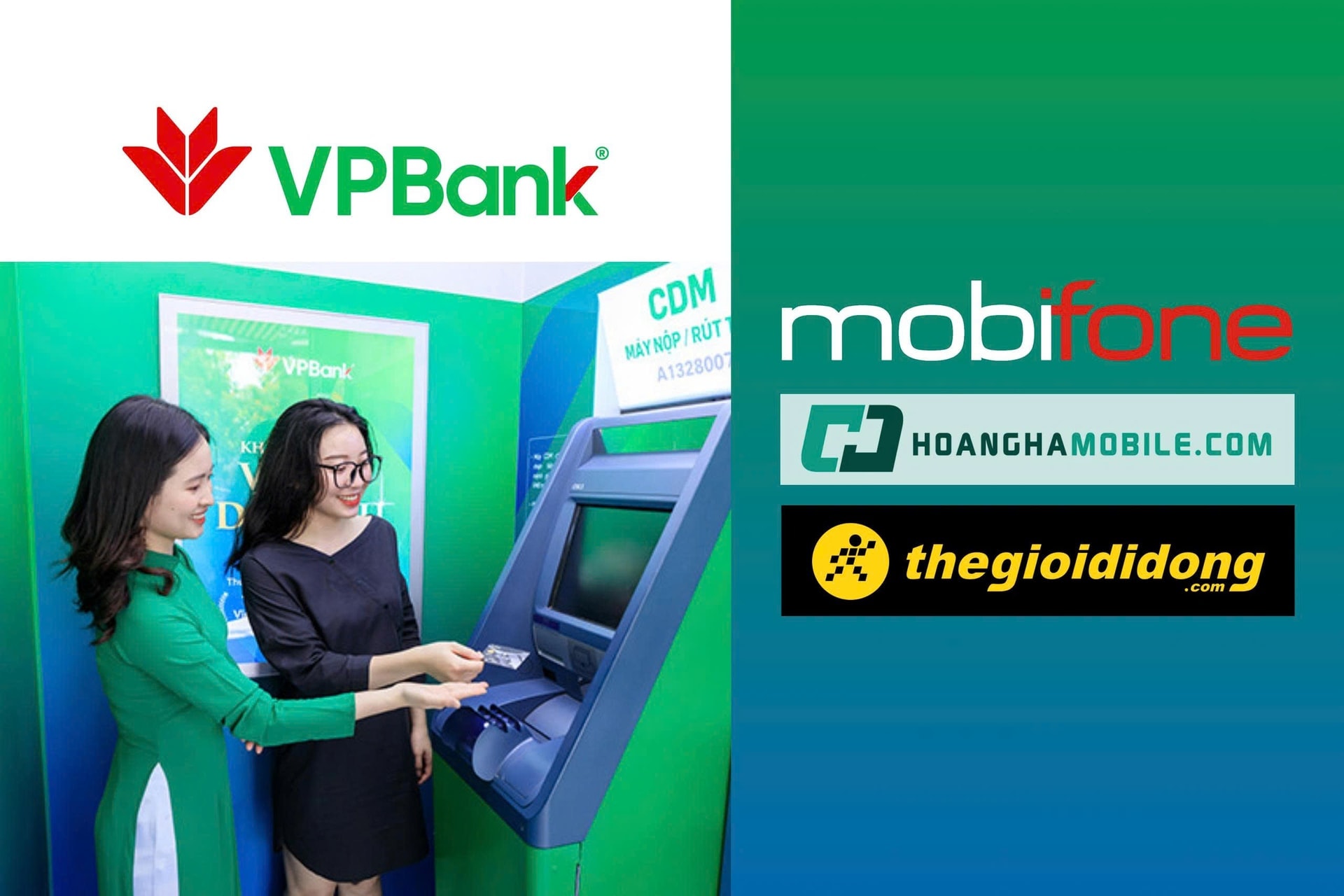 Gần 3.140 cửa hàng MobiFone, Hoàng Hà Mobile, Thế Giới Di Động trở thành ‘cây ATM’ của VPBank - Ảnh 1.