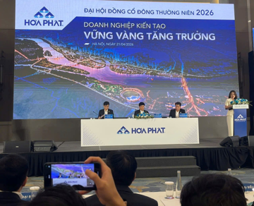 ĐHĐCĐ Hòa Phát (HPG): Lãi quý I/2026 hơn 9.000 tỷ đồng, các quý sau sẽ tốt hơn