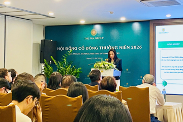 [LIVE] ĐHCĐ PAN Group: Lãi ròng quý I/2026 tăng 40 lần, chia cổ tức 50%
