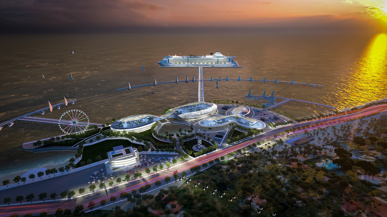 Phối cảnh dự án. Nguồn ảnh: Portcoast Phối cảnh dự án. Nguồn ảnh: Portcoast