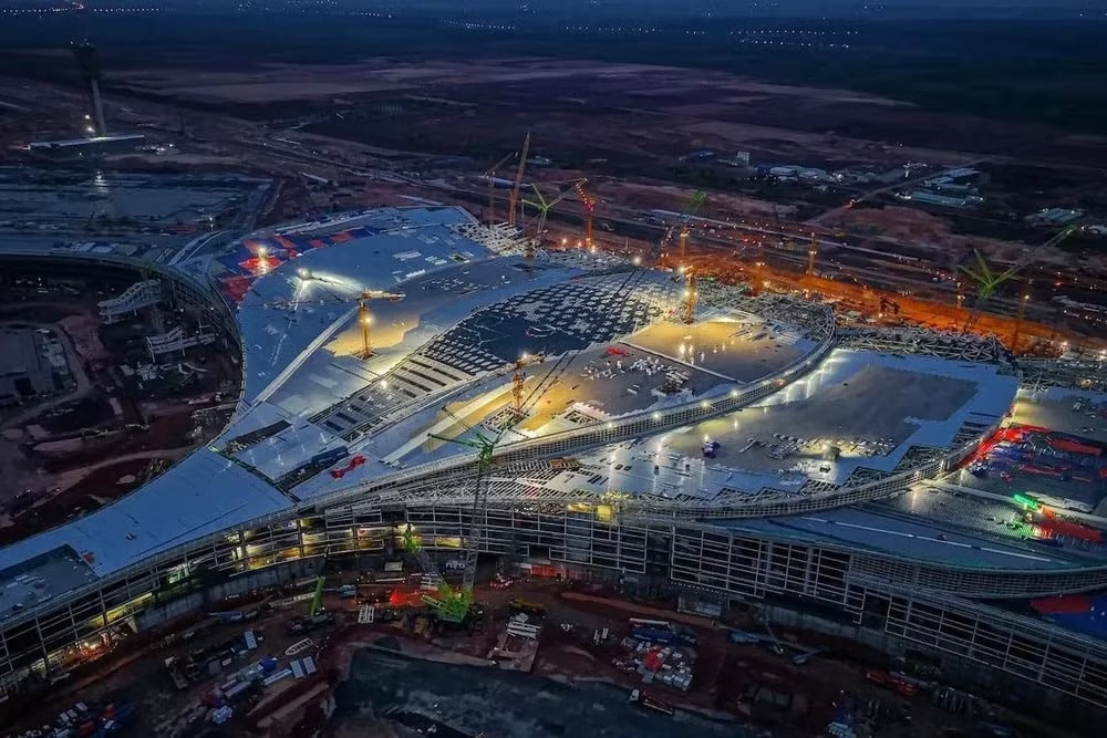 Công tác hồ sơ và thanh toán giữa chủ đầu tư và các nhà thầu ngoại tại dự án sân bay Long Thành đang gặp khó khăn. Ảnh: <a style='text-decoration: none;' href='/ACV'>ACV</a>. Vướng mắc lớn nhất hiện nay ở dự án sân bay Long Thành - Ảnh 2.
