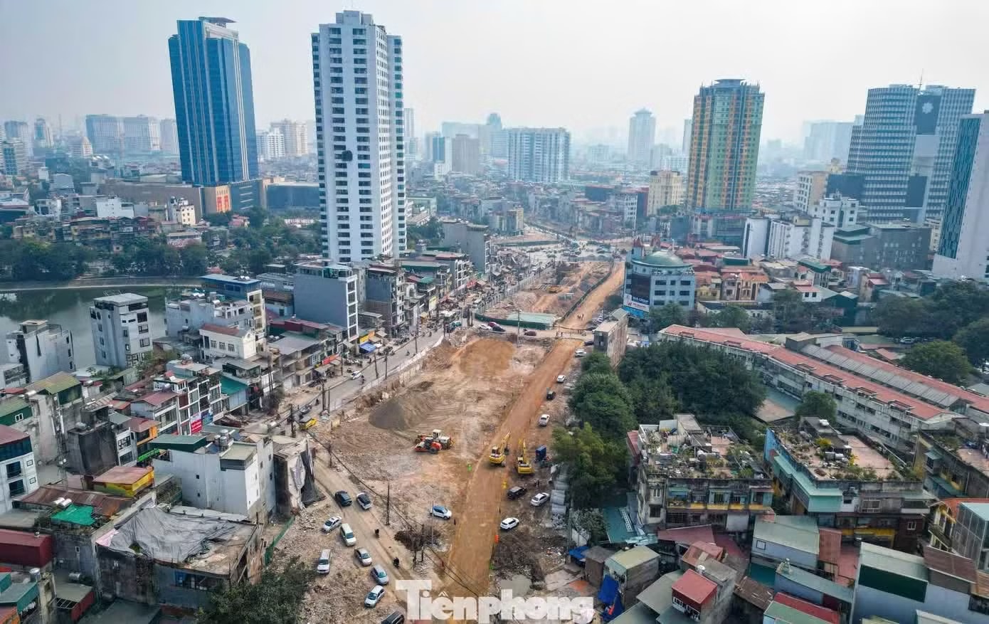 Dự án Vành đai 1 nguy cơ bị chậm tiến độ do xung đột với ga metro số 5 - Ảnh 1.
