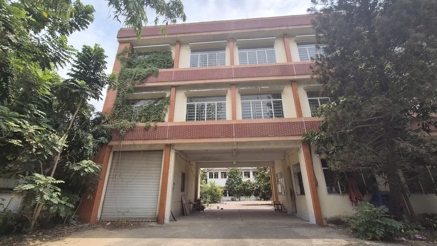 Cận cảnh nhiều trụ sở bỏ hoang, cỏ mọc um tùm... ở Đồng Nai - Ảnh 5.