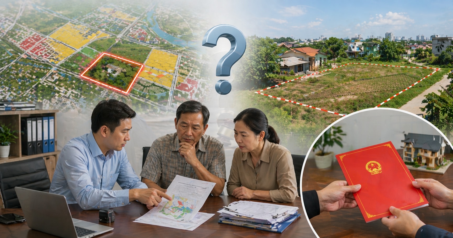 Kể từ nay, trường hợp đất không khớp quy hoạch có được cấp sổ đỏ không, thủ tục thế nào?- Ảnh 1. Kể từ nay, trường hợp đất không khớp quy hoạch có được cấp sổ đỏ không, thủ tục thế nào?- Ảnh 1.