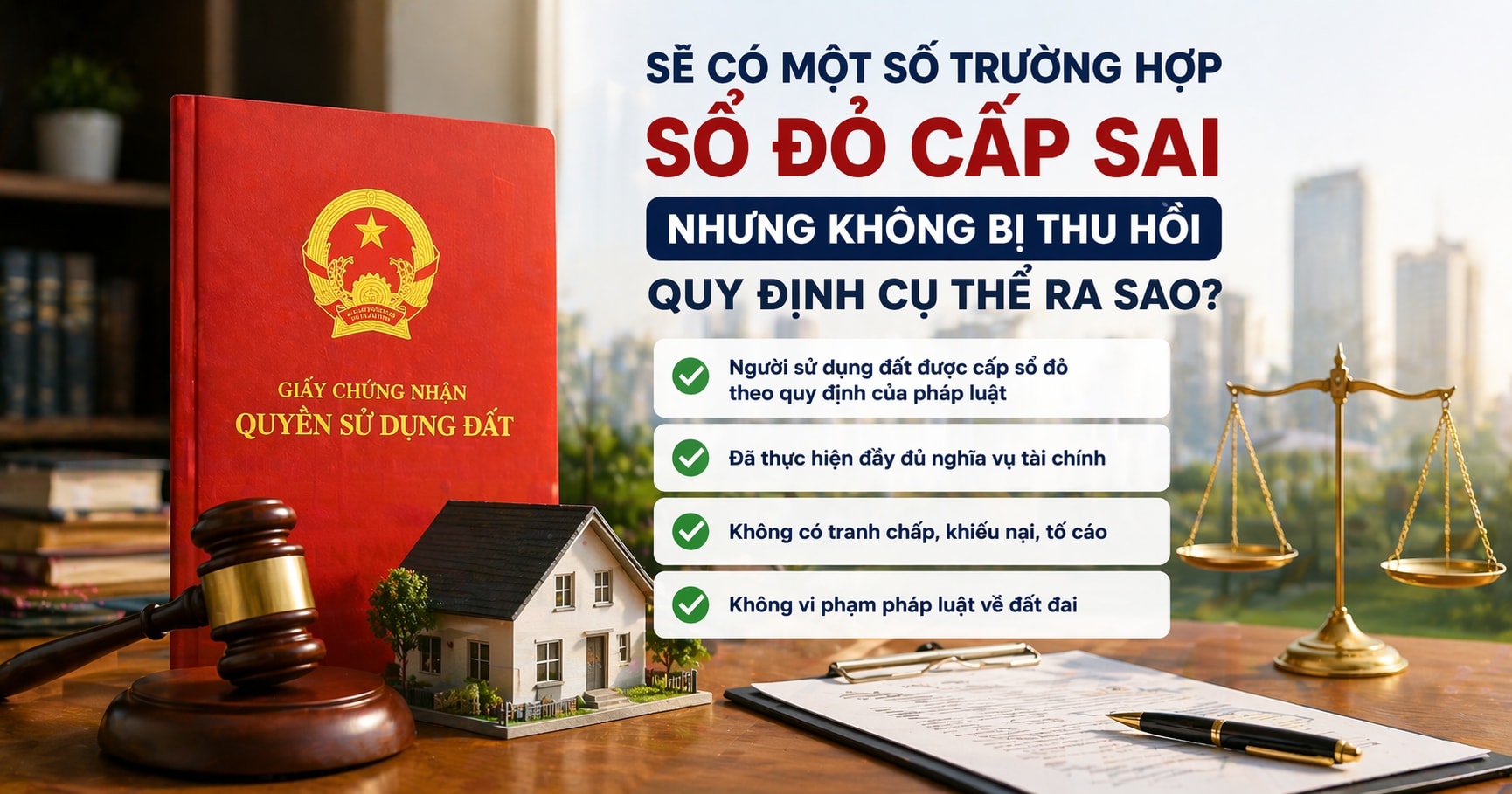 Kể từ nay, sẽ có một số trường hợp sổ đỏ cấp sai nhưng không bị thu hồi, quy định cụ thể ra sao?- Ảnh 1. Kể từ nay, sẽ có một số trường hợp sổ đỏ cấp sai nhưng không bị thu hồi, quy định cụ thể ra sao?- Ảnh 1.