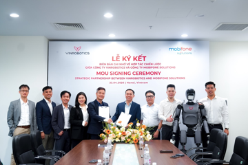 Công ty robot của ông Phạm Nhật Vượng 'bắt tay' MobiFone Solutions