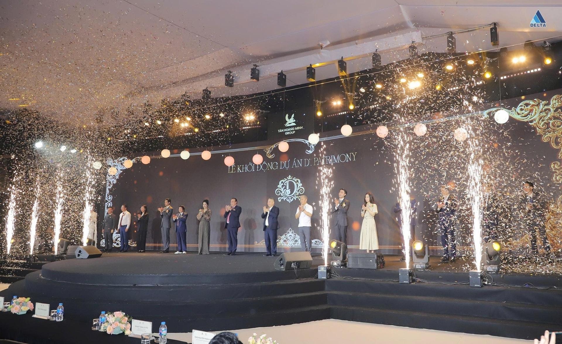 Hình ảnh tại lễ động thổ dự án. Nguồn ảnh: Delta Group Hình ảnh tại lễ động thổ dự án. Nguồn ảnh: Delta Group