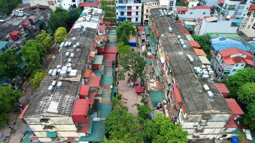 Khu tập thể Vĩnh Hồ gồm 36 tòa nhà Hà Nội thông tin về tiến độ cải tạo 36 tòa nhà khu tập thể Vĩnh Hồ - Ảnh 1.
