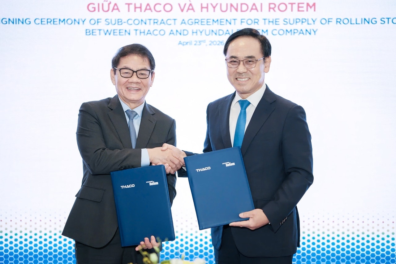 ‘Đại bàng’ Hàn Quốc giành hợp đồng đường sắt 8.800 tỷ đồng đầu tiên tại Việt Nam, tham vọng thực hiện dự án 67 tỷ USD - Ảnh 1.