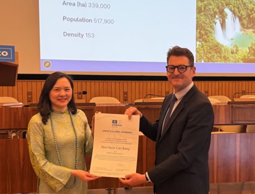 Một công viên địa chất của Việt Nam vừa được UNESCO vinh danh lần 2