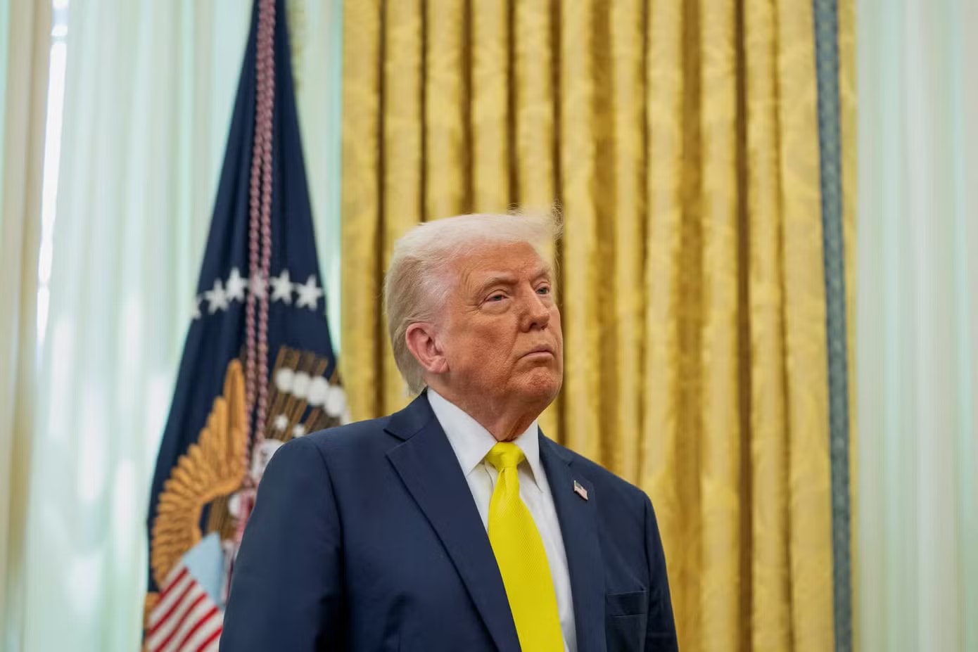 Tổng thống Mỹ Donald Trump. (Ảnh: Reuters) Mỹ đánh giá phản ứng của Iran trước kịch bản Tổng thống Trump tuyên bố chiến thắng - Ảnh 1.
