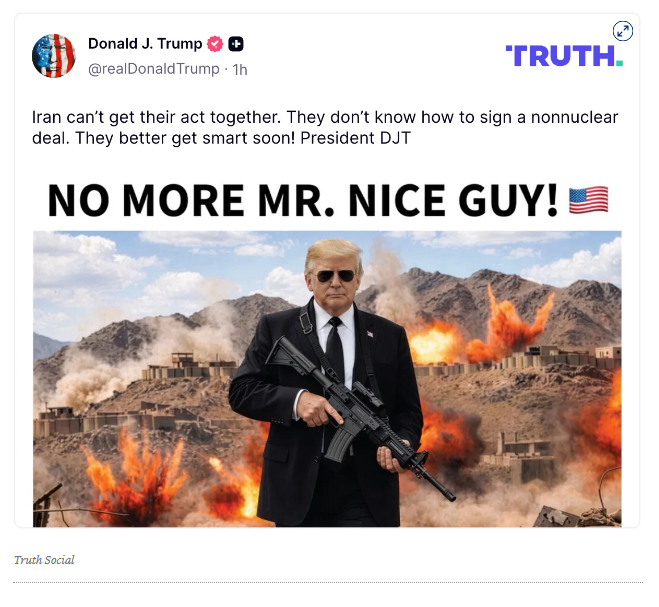 Ông Donald Trump tung cảnh báo cứng rắn với Iran, giá dầu bật tăng mạnh - Ảnh 1.