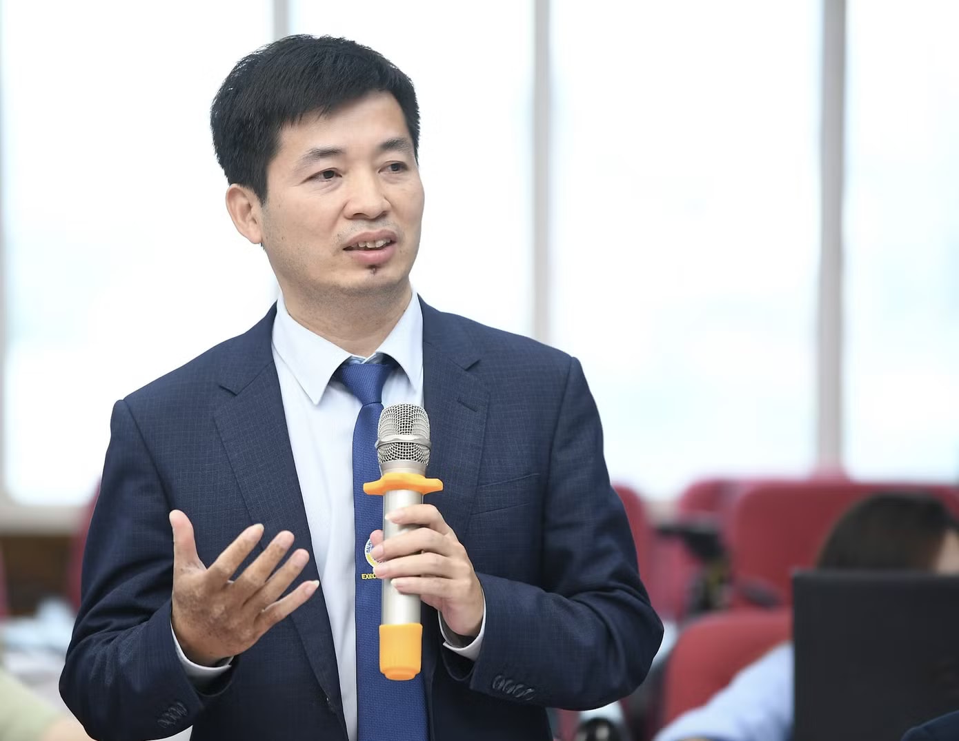 Ông Nguyễn Quang Huy - chuyên gia Khoa Tài chính Ngân hàng, Đại học Nguyễn Trãi (ảnh: Dương Triều). Nút thắt vốn chưa thông, công cụ nào kiến tạo giá trị kinh tế mới? - Ảnh 1.