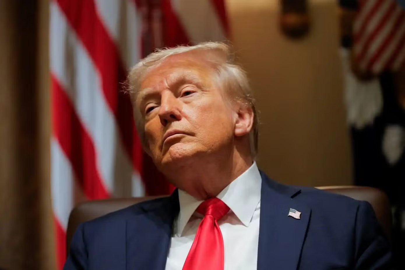 Tổng thống Mỹ Donald Trump. (Ảnh: Reuters) Tổng thống Mỹ tự hào về chiến dịch giải cứu sĩ quan F-15 mất tích ở Iran - Ảnh 1.