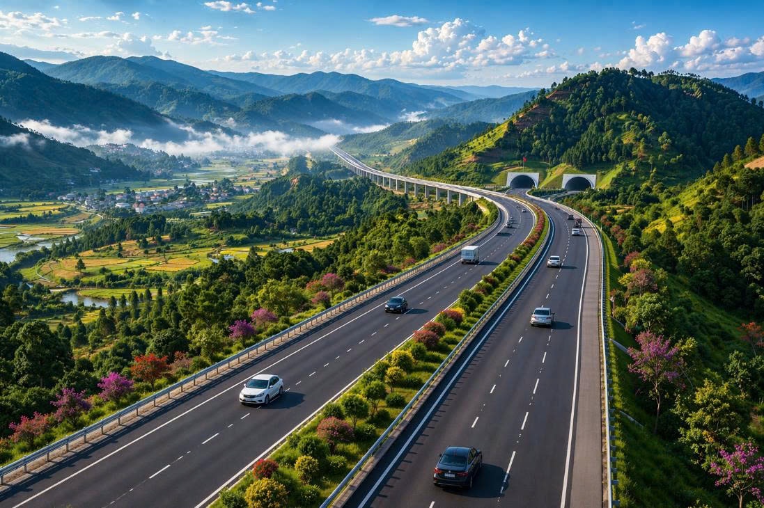 Tuyến cao tốc Quảng Ngãi - Măng Đen. Ảnh minh họa Tuyến cao tốc Quảng Ngãi - Măng Đen. Ảnh minh họa
