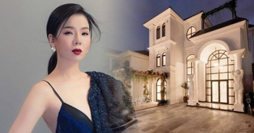 Căn biệt thự bạc tỷ gần 600m2 của 'nữ hoàng phòng trà' Vbiz: Nội thất dát vàng nhập khẩu châu Âu, kiến trúc đậm chất Hy Lạp mất 2 năm mới hoàn thành