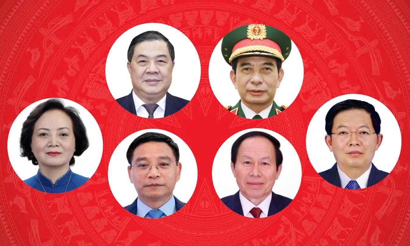 Sáu Phó Thủ tướng Chính phủ nhiệm kỳ 2026 - 2031, gồm các ông, bà: Phạm Gia Túc, Phan Văn Giang, Phạm Thị Thanh Trà, Nguyễn Văn Thắng, Lê Tiến Châu, Hồ Quốc Dũng. (Ảnh: Linh Anh) Chính phủ nhiệm kỳ mới có sáu Phó Thủ tướng, một thành viên là nữ - Ảnh 1.