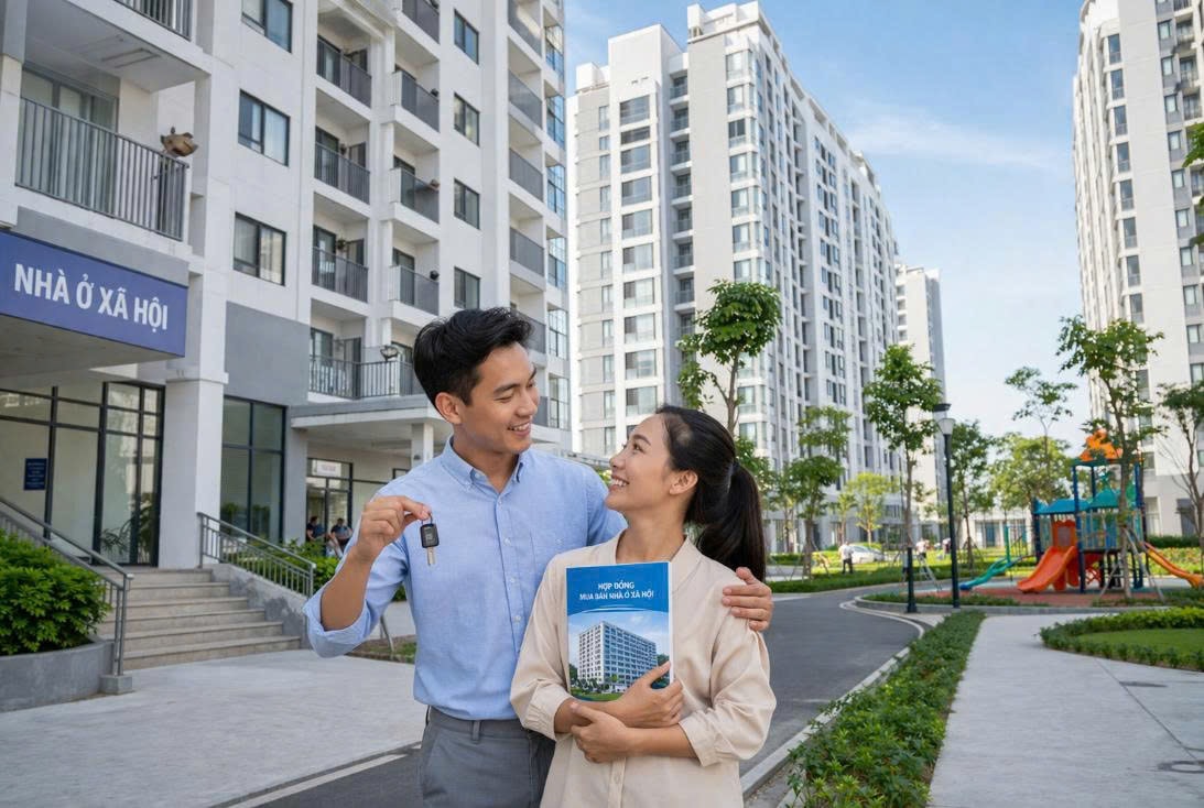 Kể từ này, vợ chồng có tổng thu nhập dưới 50 triệu đồng/tháng có cơ hội mua nhà ở xã hội. Ảnh minh họa Kể từ này, vợ chồng có tổng thu nhập dưới 50 triệu đồng/tháng có cơ hội mua nhà ở xã hội. Ảnh minh họa