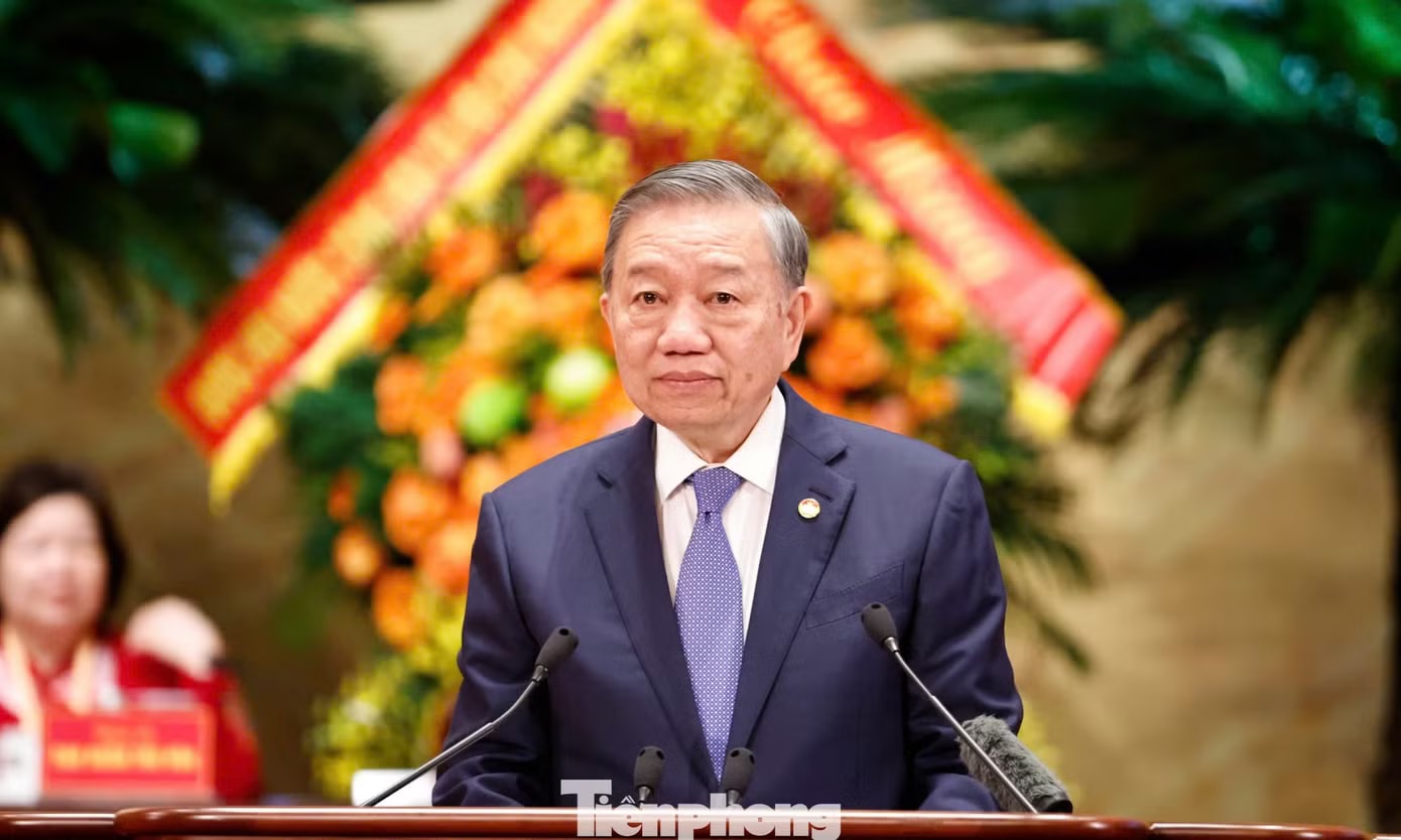 Tổng Bí thư, Chủ tịch nước Tô Lâm phát biểu chỉ đạo Đại hội. Ảnh: Như Ý Tổng Bí thư, Chủ tịch nước Tô Lâm: 'Không để ý kiến chính đáng của nhân dân rơi vào im lặng' - Ảnh 1.