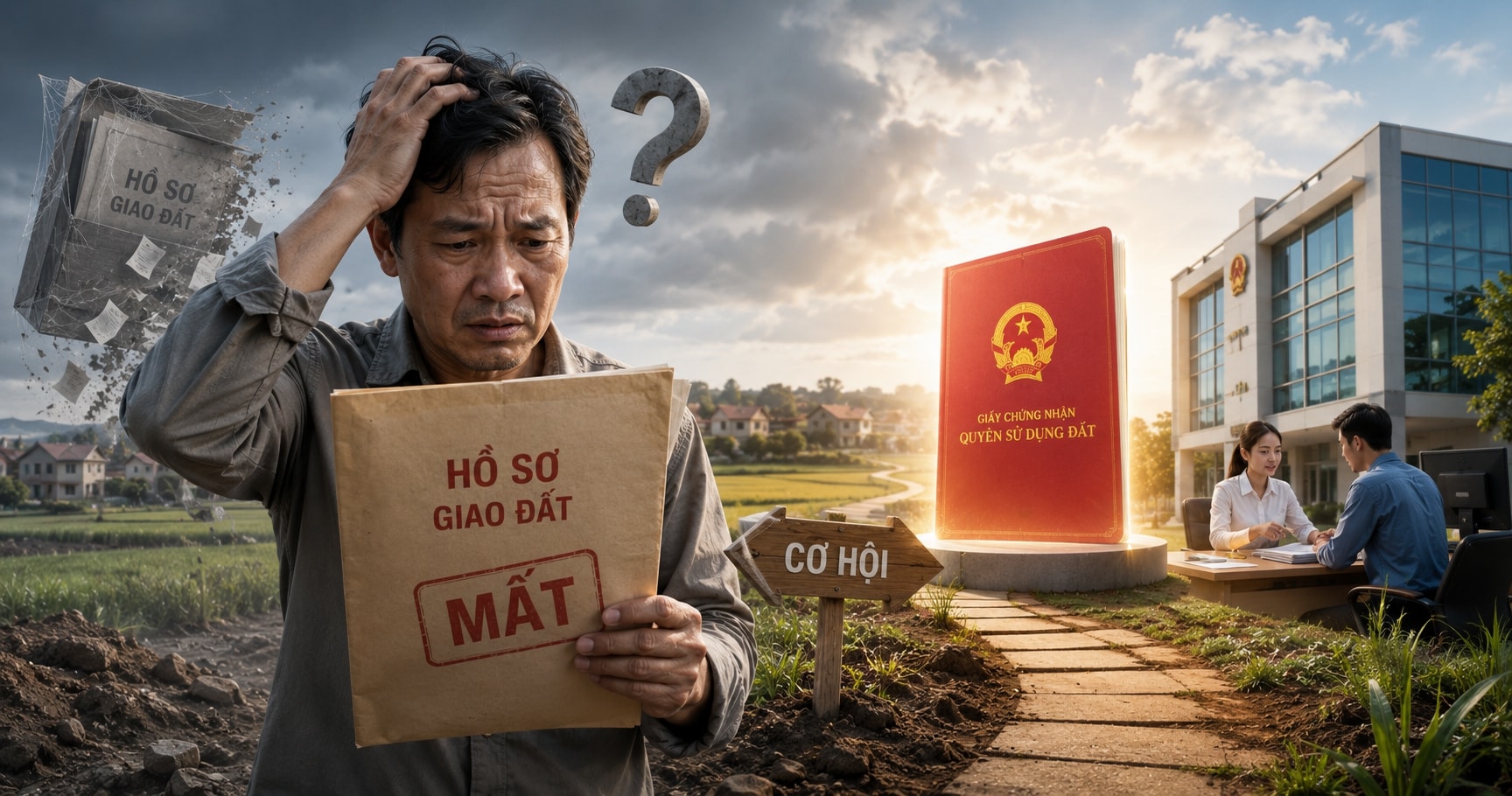 Mất hồ sơ giao đất, người dân có còn cơ hội làm sổ đỏ hay không?- Ảnh 1. Mất hồ sơ giao đất, người dân có còn cơ hội làm sổ đỏ hay không?- Ảnh 1.