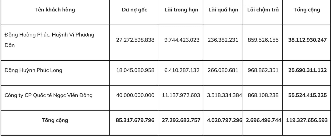 Các khoản DN nợ ngân hàng được rao bán trong tháng 5/2025. Ngân hàng quốc doanh dồn dập rao bán nợ xấu - Ảnh 1.