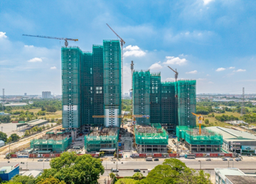 Dự án La Pura do Phát Đạt phát triển cất nóc tòa tháp đầu tiên trước tiến độ 20 ngày