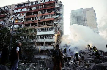 Thủ đô Ukraine 'rung chuyển' vì tên lửa, máy bay không người lái Nga