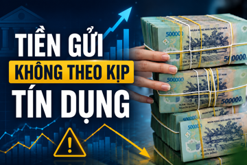 Tín dụng 'tăng sốc' hơn huy động tiền gửi, chuyên gia chỉ ra những ngân hàng chịu áp lực lớn