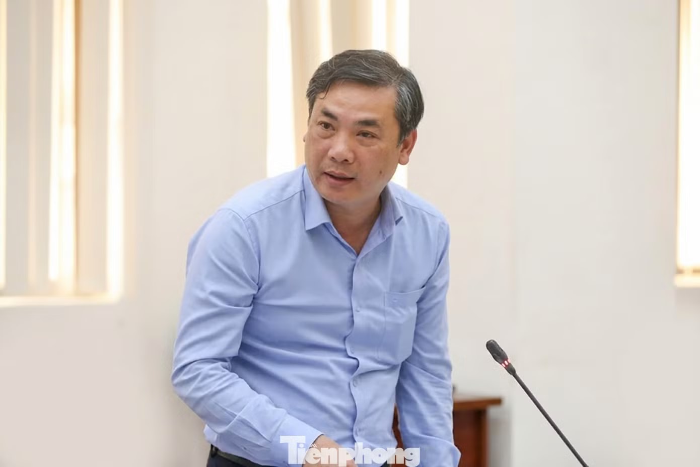 Ông Lê Quyết Tiến - Cục trưởng Cục Kinh tế - Quản lý đầu tư xây dựng, Bộ Xây dựng. Ảnh: Lộc Liên. Đằng sau đề xuất nâng bảo hành công trình giao thông từ 2 năm lên 10 năm - Ảnh 1.