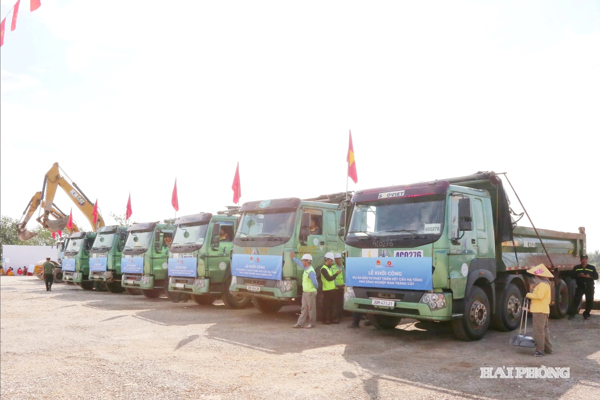 Hình ảnh tại lễ khởi công. Nguồn ảnh: Báo Hải Phòng Hình ảnh tại lễ khởi công. Nguồn ảnh: Báo Hải Phòng