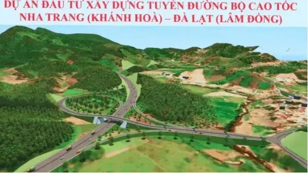 Phối cảnh thiết kế tuyến cao tốc Nha Trang - Đà Lạt kết nối Khánh Hòa và Lâm Đồng