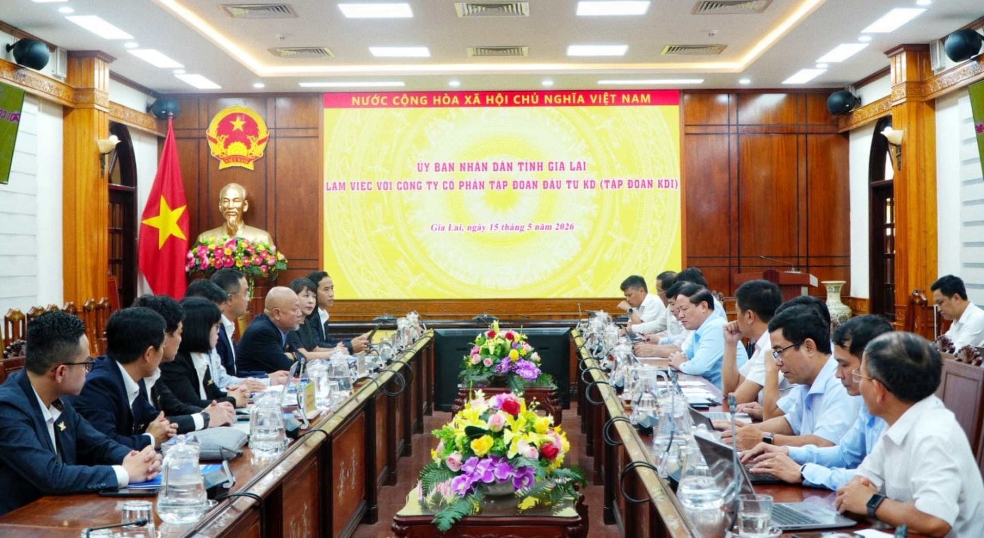 KDI Group làm việc với tỉnh Gia Lai, định hướng hợp tác đầu tư đa lĩnh vực - Ảnh 1.