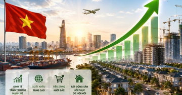 Kinh tế Việt Nam tăng tốc đầu năm 2026, bất động sản đứng trước cơ hội hồi phục mới