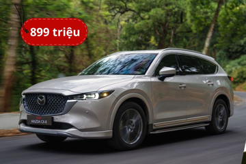 Sở hữu Mazda CX-8 chỉ với 899 triệu, dòng xe SUV 7 chỗ Nhật Bản phả hơi nóng vào Hyundai Santa Fe