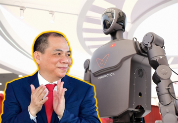 Robot của tỷ phú Phạm Nhật Vượng đã có thể làm việc như người mà không cần học trước, mang vật nặng mà chưa robot nào trên thế giới làm được