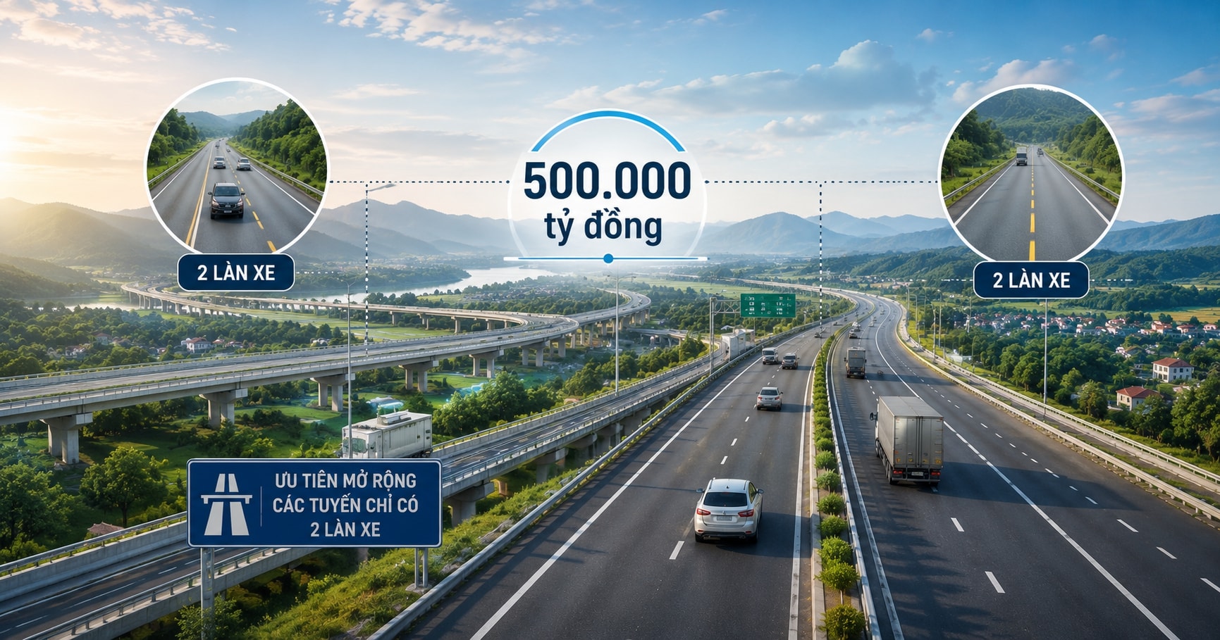 Việt Nam cần đến 500.000 tỷ đồng để mở rộng cao tốc, sẽ ưu tiên các tuyến chỉ có 2 làn xe- Ảnh 2. Việt Nam cần đến 500.000 tỷ đồng để mở rộng cao tốc, sẽ ưu tiên các tuyến chỉ có 2 làn xe- Ảnh 2.