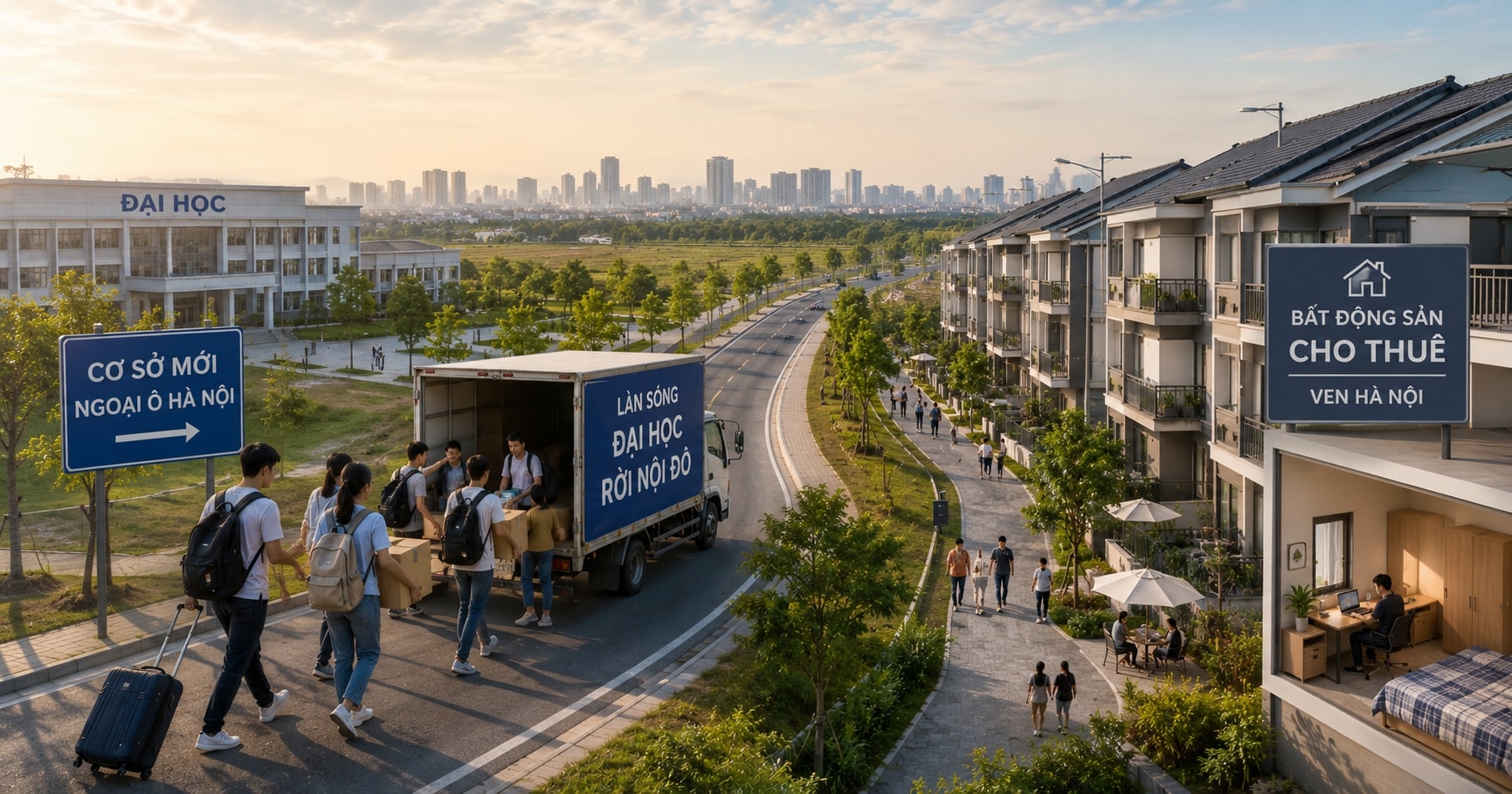 Làn sóng đại học rời nội đô: Bất động sản cho thuê ven Hà Nội bước vào cuộc chơi mới- Ảnh 3. Làn sóng đại học rời nội đô: Bất động sản cho thuê ven Hà Nội bước vào cuộc chơi mới- Ảnh 3.