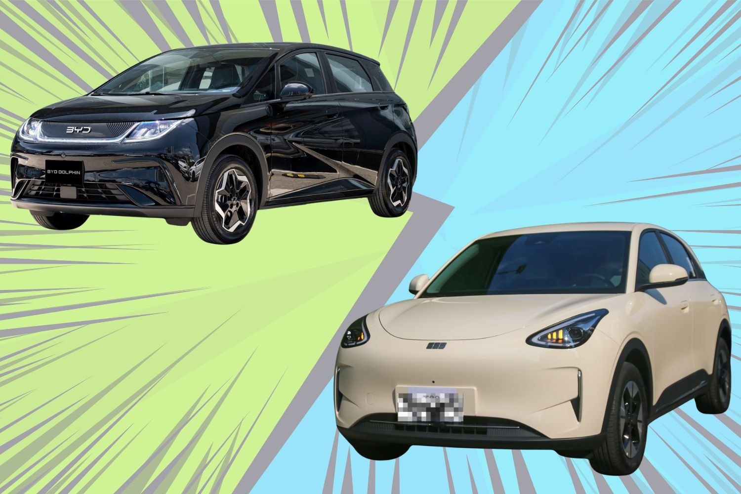 BYD dolphin vs geely ex2