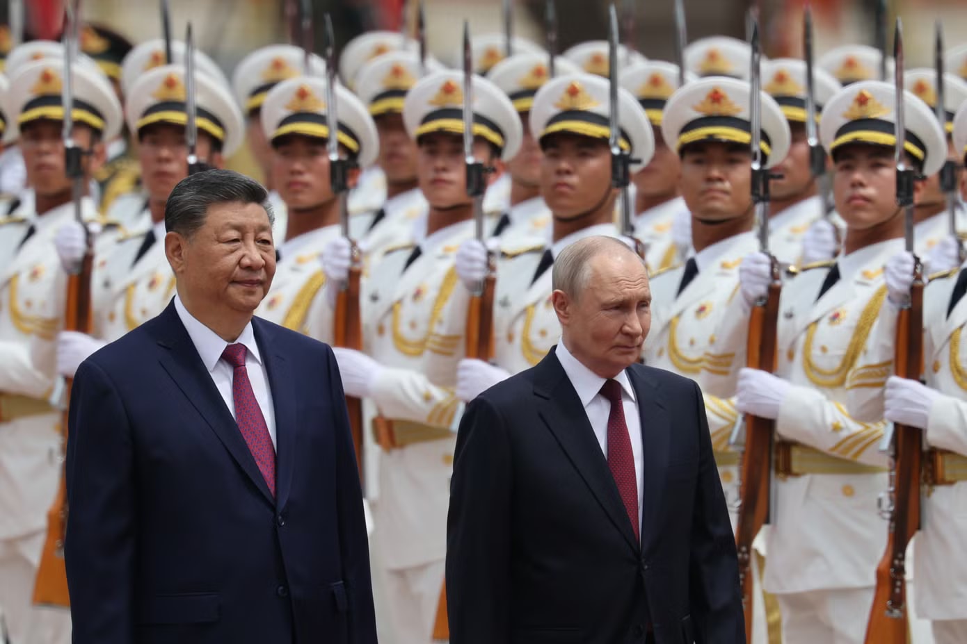 Lễ đón chính thức Tổng thống Nga Vladimir Putin tại Trung Quốc - Ảnh 8.