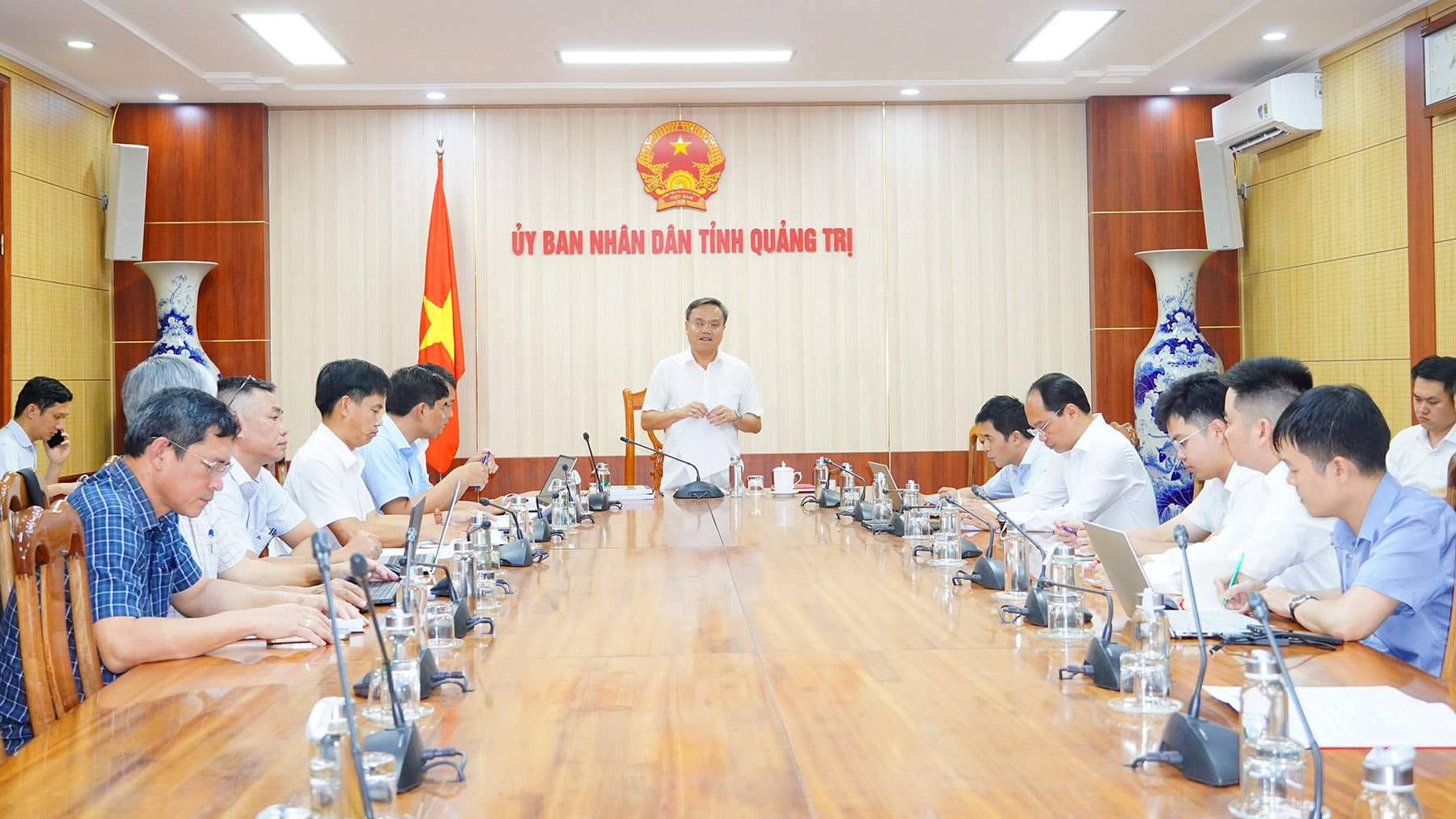 Hình ảnh tại buổi làm việc. Nguồn ảnh: UBND tỉnh Quảng Trị