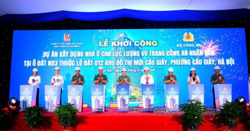 Bộ Công an khởi công dự án nhà ở dành cho lực lượng công an cao 35 tầng tại Hà Nội