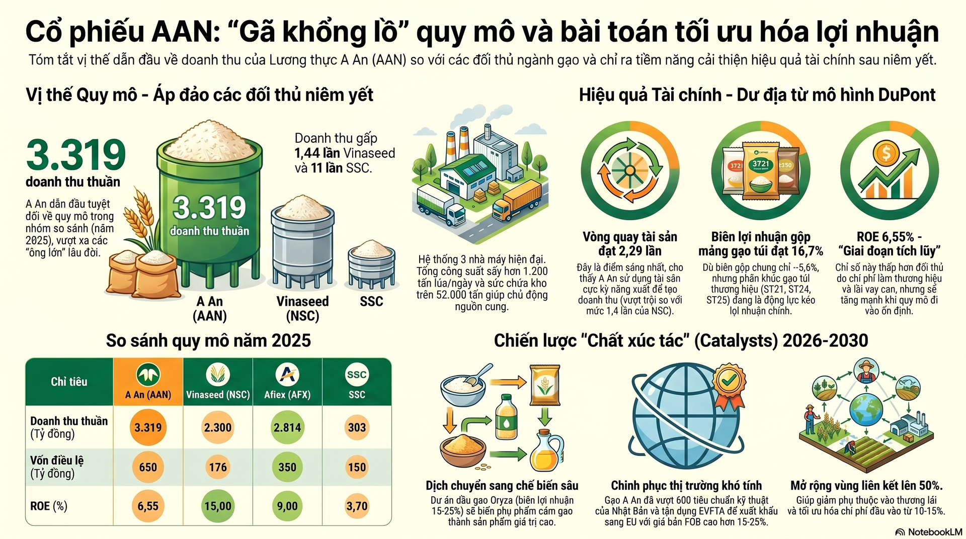 Tương quan vị thế tài chính của AAN với các đối thủ niêm yết cùng ngành và danh mục giải pháp chiến lược giai đoạn 2026–2030