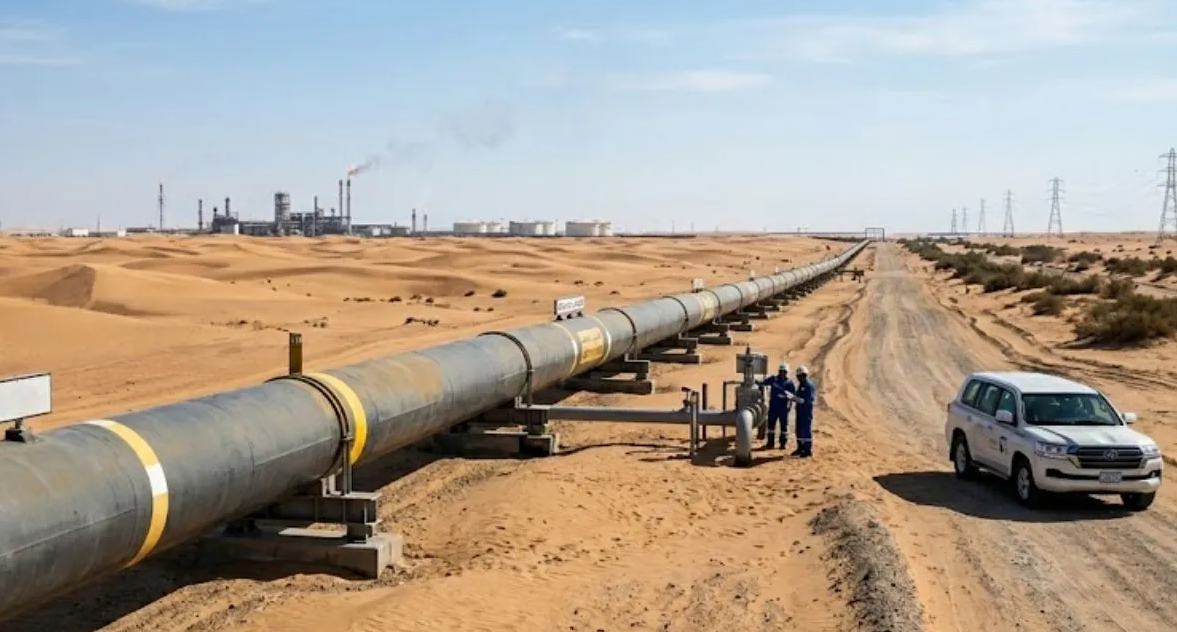 Hoàn thành gần 50% 'đường thoát hiểm' dầu mỏ khỏi eo biển Hormuz - Ảnh 1.