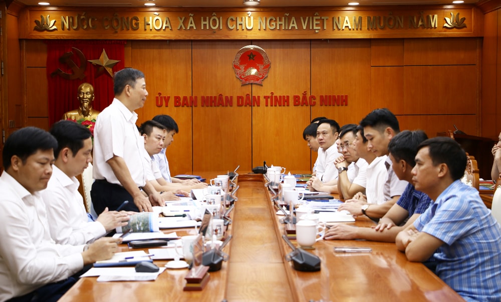 Hình ảnh tại buổi làm việc. Nguồn ảnh: Báo Bắc Ninh Hình ảnh tại buổi làm việc. Nguồn ảnh: Báo Bắc Ninh