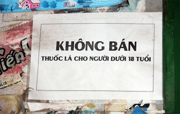 Đề xuất cấm người sinh từ ngày 1/1/2010 mua, sử dụng thuốc lá