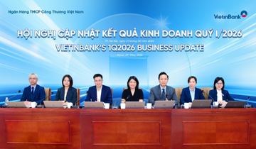 VietinBank báo lãi 'khủng' quý I/2026, tổng tài sản đạt 2,9 triệu tỷ đồng