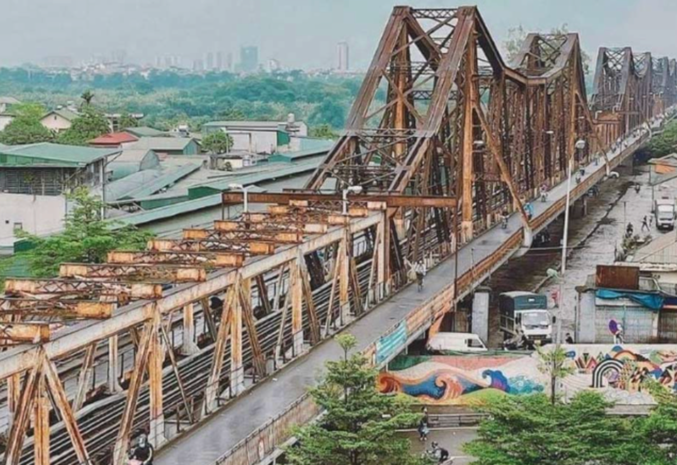 Chỉ vài ngày nữa, chính thức thông xe cây cầu thép có tuổi đời lớn nhất Việt Nam- Ảnh 3. Chỉ vài ngày nữa, chính thức thông xe cây cầu thép có tuổi đời lớn nhất Việt Nam- Ảnh 3.